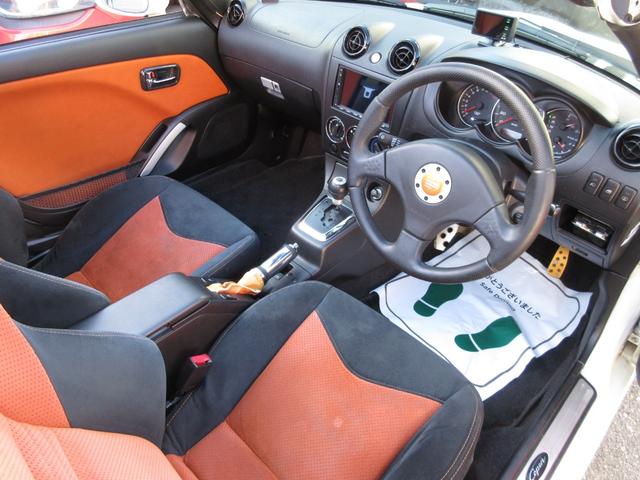 コペン アルティメットエディション RECAROシート シートヒーター HIDヘッドライト 純正BBS15インチアルミホイール HKSマフラー オートマ ATOTOディスプレイオーディオ ドラレコ MOMOステアリング 当店買取車(38枚目)