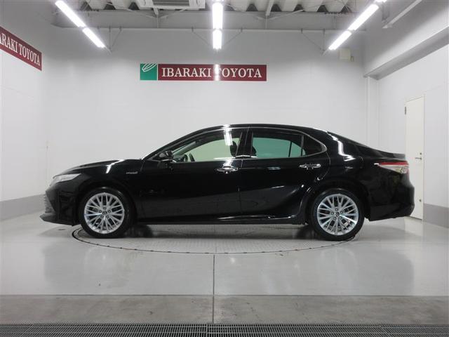 カムリ Gレザーパッケージ 衝突被害軽減 DVDプレーヤー LEDランプ ナビTV 横滑り防止 本革シート 電動シート 地デジTV イモビライザー エアバッグ キーフリー メモリ-ナビ オートクルーズ ABS ドライブレコーダ(2枚目)