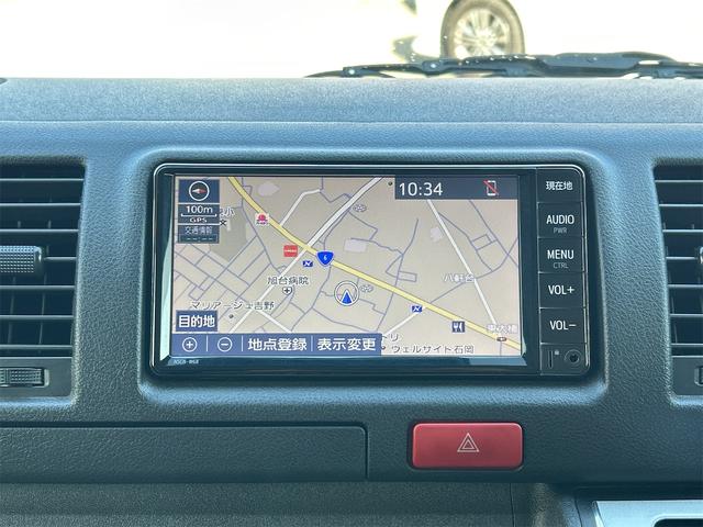 ハイエースバン 　ロングＧＬ　ＥＴＣ　バックカメラ　ナビ　ＴＶ　レーンアシスト　衝突被害軽減システム　両側スライドドア　オートマチックハイビーム　オートライト　キーレスエントリー　電動格納ミラー　ＡＴ　ＣＤ（4枚目）