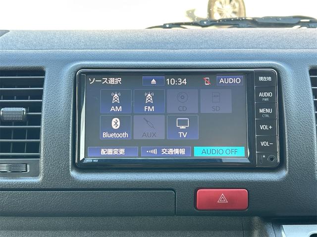 ハイエースバン 　ロングＧＬ　ＥＴＣ　バックカメラ　ナビ　ＴＶ　レーンアシスト　衝突被害軽減システム　両側スライドドア　オートマチックハイビーム　オートライト　キーレスエントリー　電動格納ミラー　ＡＴ　ＣＤ（6枚目）