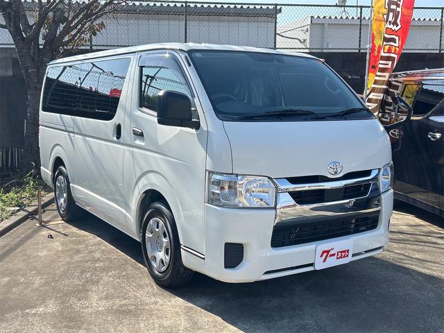 ハイエースバン 　ロングＧＬ　ＥＴＣ　バックカメラ　ナビ　ＴＶ　レーンアシスト　衝突被害軽減システム　両側スライドドア　オートマチックハイビーム　オートライト　キーレスエントリー　電動格納ミラー　ＡＴ　ＣＤ（14枚目）