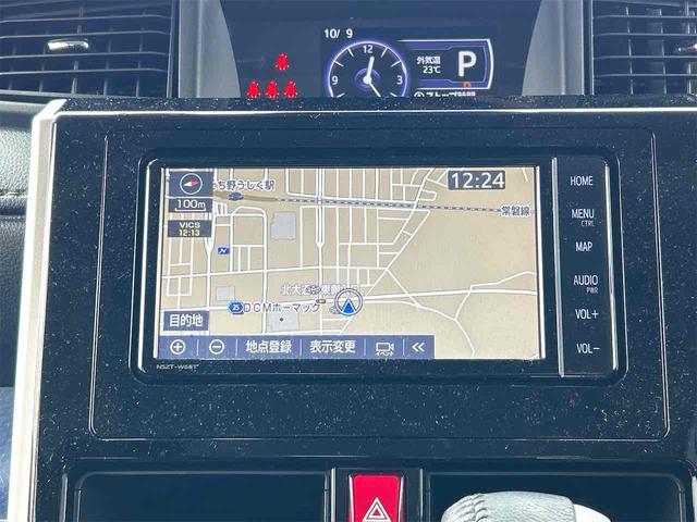 ルーミー カスタムＧ－Ｔ　ドライブレコーダー　ＥＴＣ　全周囲カメラ　ナビ　ＴＶ　両側電動スライドドア　クリアランスソナー　オートクルーズコントロール　衝突被害軽減システム　アルミホイール　オートマチックハイビーム　オートライト（4枚目）