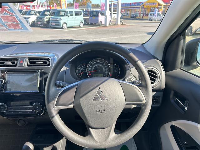 ミラージュ M ETC バックカメラ ナビ TV 衝突被害軽減システム アルミホイール オートライト スマートキー アイドリングストップ 電動格納ミラー CVT 盗難防止システム 衝突安全ボディ(3枚目)