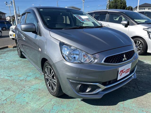 ミラージュ M ETC バックカメラ ナビ TV 衝突被害軽減システム アルミホイール オートライト スマートキー アイドリングストップ 電動格納ミラー CVT 盗難防止システム 衝突安全ボディ(13枚目)