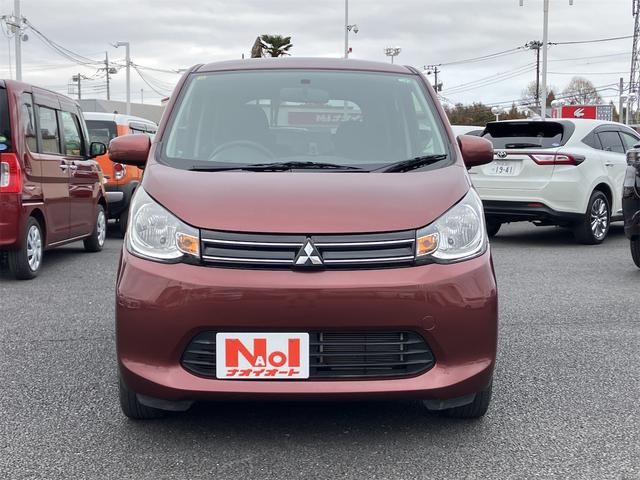 ｅＫワゴン Ｍ　キーレス　社外ナビゲーション　ＣＤプレイヤー　ラジオ　電動格納ミラー　パワーステアリング　パワーウィンドウ　アイドリングストップ　オートエアコン　オートマチック（2枚目）