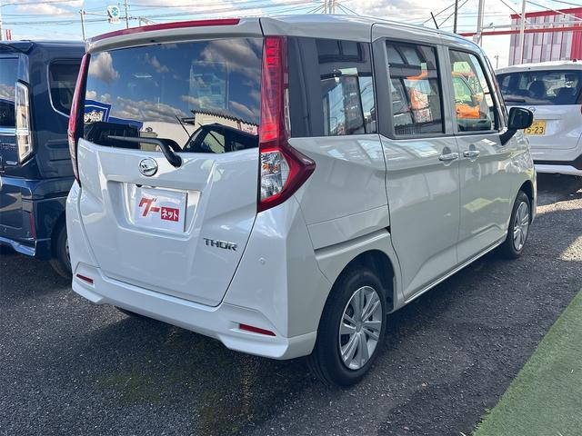 トール Ｘ　バックカメラ　ＴＶ　両側スライド・片側電動　クリアランスソナー　衝突被害軽減システム　オートライト　スマートキー　アイドリングストップ　電動格納ミラー　フルフラット　ウォークスルー　ＣＶＴ（16枚目）