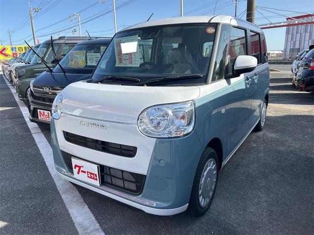 ムーヴキャンバス ストライプスＸ　両側電動スライドドア　クリアランスソナー　衝突被害軽減システム　オートライト　スマートキー　アイドリングストップ　電動格納ミラー　ベンチシート　ＣＶＴ　盗難防止システム　ＡＢＳ　ＥＳＣ（12枚目）