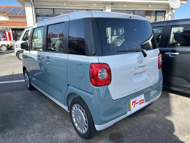 ムーヴキャンバス ストライプスＸ　両側電動スライドドア　クリアランスソナー　衝突被害軽減システム　オートライト　スマートキー　アイドリングストップ　電動格納ミラー　ベンチシート　ＣＶＴ　盗難防止システム　ＡＢＳ　ＥＳＣ（17枚目）