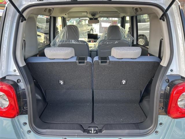 ムーヴキャンバス ストライプスＸ　両側電動スライドドア　クリアランスソナー　衝突被害軽減システム　オートライト　スマートキー　アイドリングストップ　電動格納ミラー　ベンチシート　ＣＶＴ　盗難防止システム　ＡＢＳ　ＥＳＣ（18枚目）