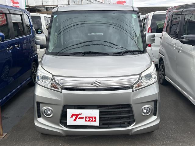 スペーシアカスタム ＧＳ　両側スライドドア　ナビ　ＴＶ　オートライト　ＨＩＤ　スマートキー　アイドリングストップ　電動格納ミラー　ベンチシート　ＣＶＴ　盗難防止システム　ＡＢＳ　ＣＤ　ＵＳＢ　アルミホイール　衝突安全ボディ（13枚目）