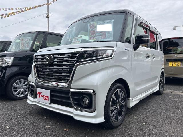 フレアワゴンカスタムスタイル ハイブリッドＸＳ　ドライブレコーダー　ＥＴＣ　バックカメラ　両側電動スライドドア　ナビ　ＴＶ　クリアランスソナー　レーンアシスト　衝突被害軽減システム　オートライト　ＬＥＤヘッドランプ　スマートキー（12枚目）