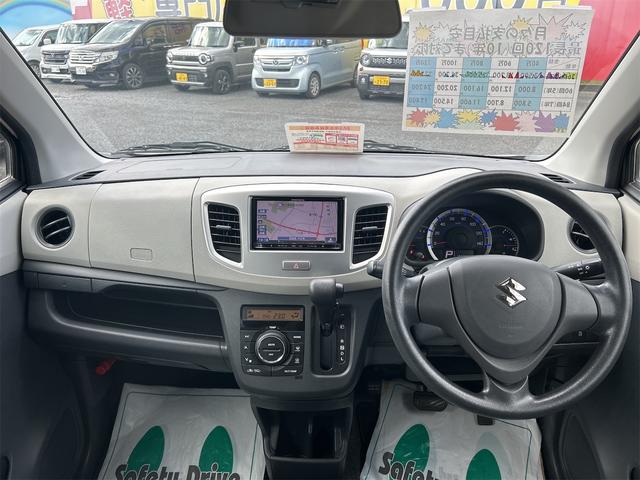 ワゴンR FX ナビ TV キーレスエントリー アイドリングストップ 電動格納ミラー シートヒーター ベンチシート CVT 盗難防止システム ABS CD Bluetooth 衝突安全ボディ エアコン(2枚目)