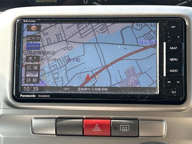 タント X 電動スライドドア ナビ TV スマートキー アイドリングストップ 電動格納ミラー 後席モニター CVT 盗難防止システム ABS CD Bluetooth 衝突安全ボディ エアコン パワーステアリング(5枚目)