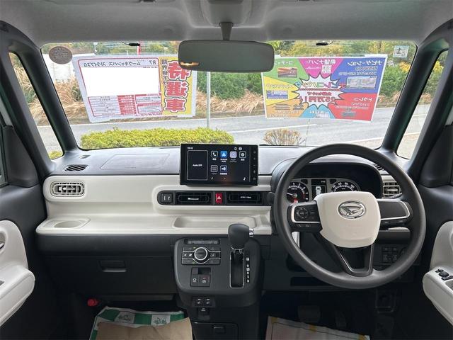 ムーヴキャンバス ストライプスG バックカメラ 両側電動スライドドア TV クリアランスソナー 衝突被害軽減システム オートライト LEDヘッドランプ スマートキー アイドリングストップ 電動格納ミラー シートヒーター ベンチシート(2枚目)