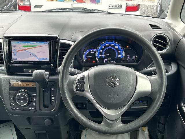 スペーシアカスタム GS ETC 両側スライド・片側電動 ナビ TV レーンアシスト 衝突被害軽減システム オートライト HID スマートキー アイドリングストップ 電動格納ミラー シートヒーター ベンチシート CVT(3枚目)