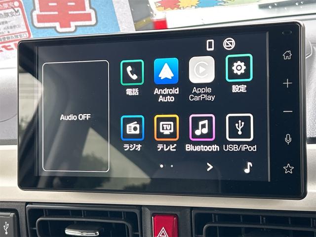 ムーヴキャンバス ストライプスＧ　バックカメラ　両側電動スライドドア　ＴＶ　クリアランスソナー　衝突被害軽減システム　オートライト　ＬＥＤヘッドランプ　スマートキー　アイドリングストップ　電動格納ミラー　シートヒーター　ベンチシート（4枚目）