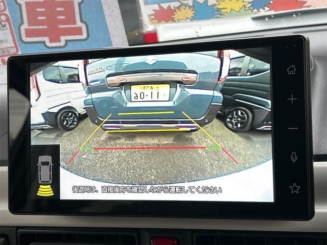 ムーヴキャンバス ストライプスＧ　バックカメラ　両側電動スライドドア　ＴＶ　クリアランスソナー　衝突被害軽減システム　オートライト　ＬＥＤヘッドランプ　スマートキー　アイドリングストップ　電動格納ミラー　シートヒーター　ベンチシート（6枚目）