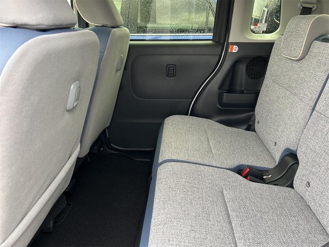 ムーヴキャンバス ストライプスＧ　バックカメラ　両側電動スライドドア　ＴＶ　クリアランスソナー　衝突被害軽減システム　オートライト　ＬＥＤヘッドランプ　スマートキー　アイドリングストップ　電動格納ミラー　シートヒーター　ベンチシート（27枚目）