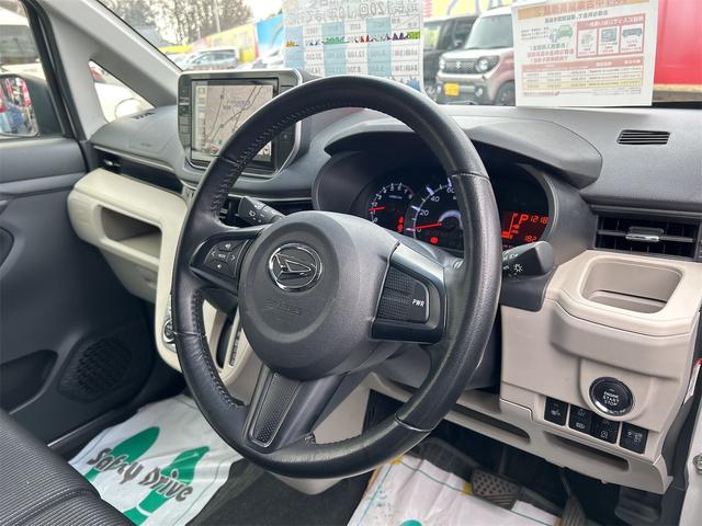 ムーヴ Ｘターボ　ＳＡＩＩＩ　ドライブレコーダー　バックカメラ　ナビ　衝突被害軽減システム　オートマチックハイビーム　オートライト　スマートキー　アイドリングストップ　電動格納ミラー　シートヒーター　ベンチシート　ＣＶＴ（49枚目）