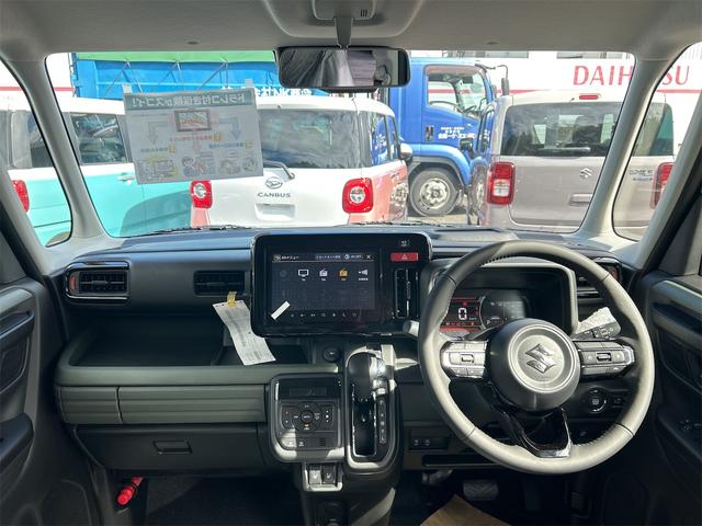 スペーシアギア ハイブリッドＸＺ　全周囲カメラ　両側電動スライドドア　ナビ　クリアランスソナー　オートクルーズコントロール　レーンアシスト　衝突被害軽減システム　オートライト　ＬＥＤヘッドランプ　スマートキー　アイドリングストップ（2枚目）