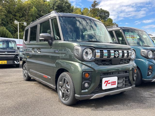 スペーシアギア ハイブリッドＸＺ　全周囲カメラ　両側電動スライドドア　ナビ　クリアランスソナー　オートクルーズコントロール　レーンアシスト　衝突被害軽減システム　オートライト　ＬＥＤヘッドランプ　スマートキー　アイドリングストップ（13枚目）