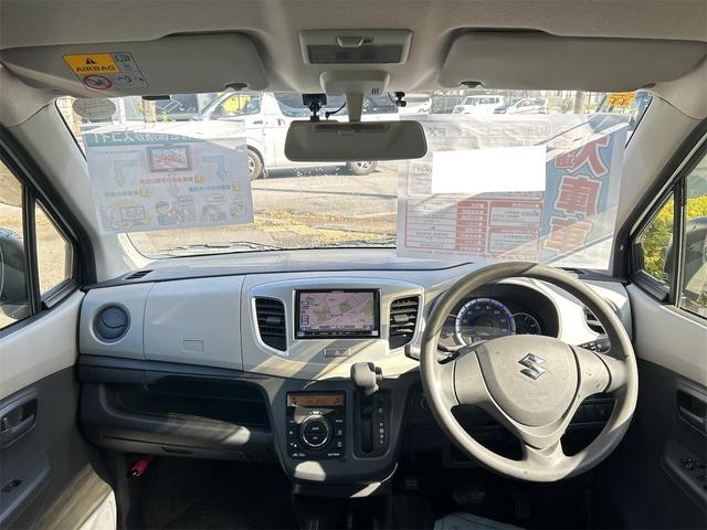 ワゴンR FX ドライブレコーダー ナビ TV キーレスエントリー アイドリングストップ 電動格納ミラー シートヒーター ベンチシート CVT 盗難防止システム ABS Bluetooth 衝突安全ボディ(2枚目)