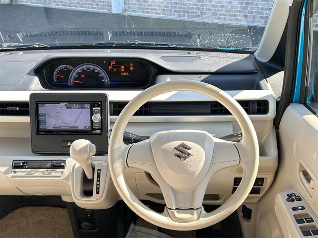 ワゴンR ハイブリッドFX ナビ TV レーンアシスト 衝突被害軽減システム オートライト スマートキー アイドリングストップ 電動格納ミラー シートヒーター ベンチシート CVT 盗難防止システム ABS ESC CD USB(3枚目)