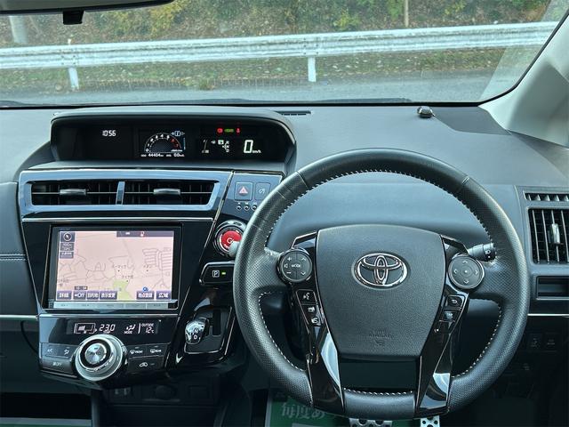 プリウスアルファ Sツーリングセレクション・G’s ドライブレコーダー ETC バックカメラ ナビ TV オートライト LEDヘッドランプ スマートキー 電動格納ミラー CVT 盗難防止システム 衝突安全ボディ ABS ESC CD USB(3枚目)