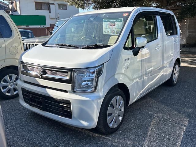 ワゴンＲ ハイブリッドＦＸ　全周囲カメラ　ナビ　ＴＶ　レーンアシスト　衝突被害軽減システム　オートライト　スマートキー　アイドリングストップ　電動格納ミラー　シートヒーター　ベンチシート　ＣＶＴ　盗難防止システム　ＡＢＳ　ＥＳＣ（11枚目）