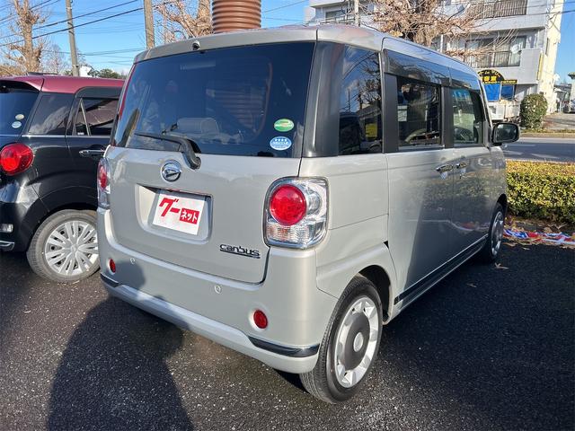 ムーヴキャンバス Ｇメイクアップ　ＳＡＩＩ　バックカメラ　両側電動スライドドア　ナビ　ＴＶ　衝突被害軽減システム　オートライト　ＬＥＤヘッドランプ　スマートキー　アイドリングストップ　電動格納ミラー　ベンチシート　ＣＶＴ　盗難防止システム（12枚目）