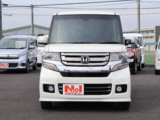 Ｎ－ＢＯＸカスタム Ｇ・Ｌパッケージ　バービーコレクション装着車　フル装備　８インチナビゲーション　フルセグテレビ　衝突軽減ブレーキ　両側パワースライドドア　バックカメラ　純正アルミホイール　キーフリーシステム　電動格納ミラー（6枚目）