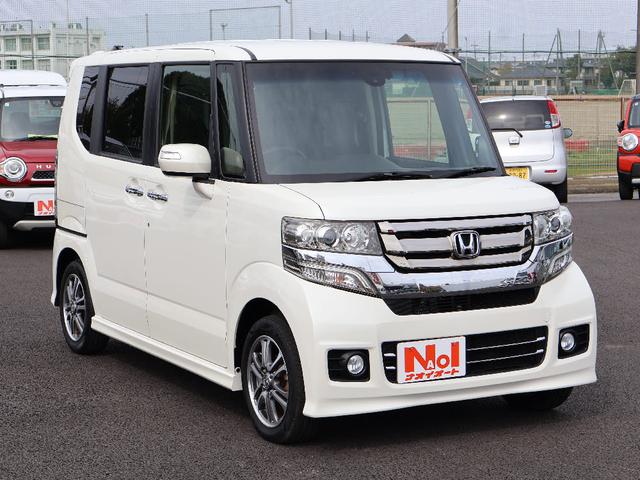 Ｎ－ＢＯＸカスタム Ｇ・Ｌパッケージ　バービーコレクション装着車　フル装備　８インチナビゲーション　フルセグテレビ　衝突軽減ブレーキ　両側パワースライドドア　バックカメラ　純正アルミホイール　キーフリーシステム　電動格納ミラー（7枚目）