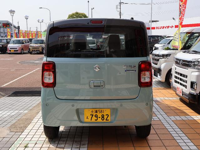 ワゴンRスマイル ハイブリッドS フル装備 電動パーキング キーフリーシステム 運転席シートヒーター アイドリングストップ 電動格納ミラー UVカットガラス 衝突軽減ブレーキ 左側パワースライドドア付 オートライトシステム(8枚目)