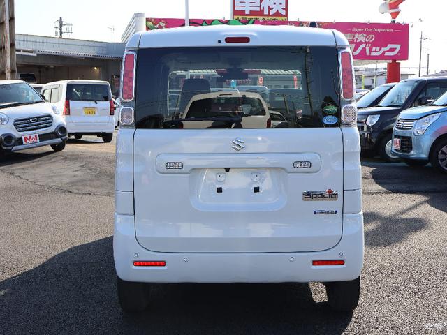 スペーシア ハイブリッドG フル装備 衝突軽減ブレーキ キーフリーシステム 電動格納ミラー 社外ナビゲーション フルセグテレビ ドラレコ前 バックカメラ Bluetooth スペアキー ハイブリッド車(9枚目)