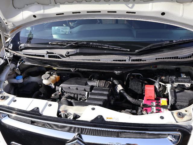 ワゴンＲスティングレー ハイブリッドＸ　フル装備　スズキ純正ナビ　フルセグＴＶ　ＢＴ対応　ＣＤ再生　ベンチシート　全方位カメラ　シートヒーター　オートエアコン　ＬＥＤヘッドライト　純正アルミ　フォグランプ　禁煙車　電動格納ミラー　衝突軽減Ｂ（31枚目）