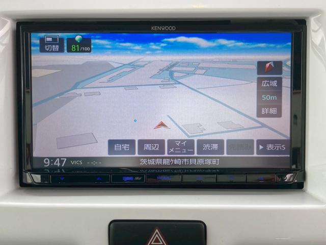 ハスラー G キーフリー ナビゲーション アイドリングストップ レーダーブレーキ シートヒーター ドライブレコーダー オートエアコン 電動格納ミラー サイドバイザー フロアマット(14枚目)