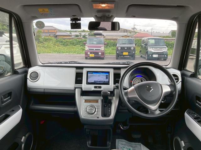 ハスラー G キーフリー ナビゲーション アイドリングストップ レーダーブレーキ シートヒーター ドライブレコーダー オートエアコン 電動格納ミラー サイドバイザー フロアマット(17枚目)