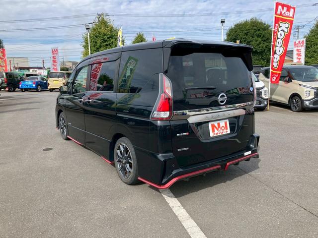 セレナ ニスモ　両側自動スライドドア　キーフリー　エンジンプッシュスター　ナビゲーション　バックカメラ　フリップダウンモニター　シートヒーター　純正アルミホイール　クルーズコントロール　ドライブレコーダー（11枚目）