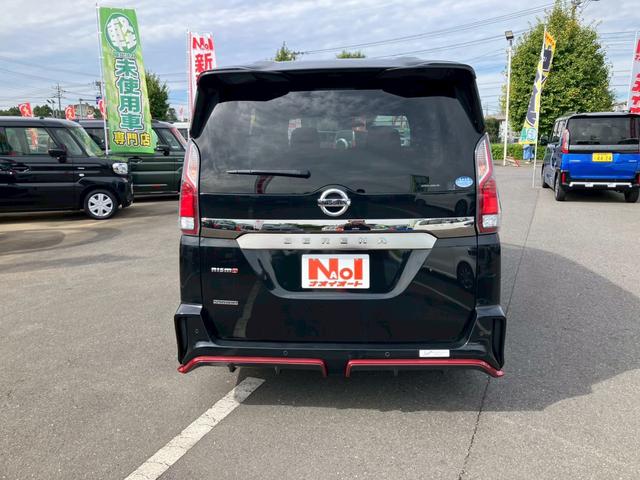 セレナ ニスモ　両側自動スライドドア　キーフリー　エンジンプッシュスター　ナビゲーション　バックカメラ　フリップダウンモニター　シートヒーター　純正アルミホイール　クルーズコントロール　ドライブレコーダー（12枚目）