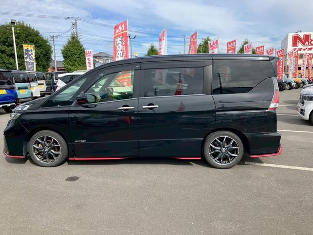 セレナ ニスモ　両側自動スライドドア　キーフリー　エンジンプッシュスター　ナビゲーション　バックカメラ　フリップダウンモニター　シートヒーター　純正アルミホイール　クルーズコントロール　ドライブレコーダー（18枚目）