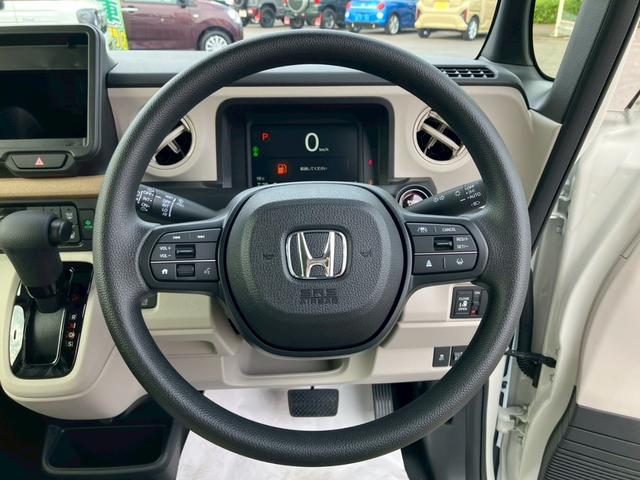 N-BOX ベースグレード 左側パワースライドドア キーフリー エンジンプッシュスター レーダーブレーキ シートヒーター クルーズコントロール ステアリングリモコン オートエアコン 電動格納ミラー(11枚目)