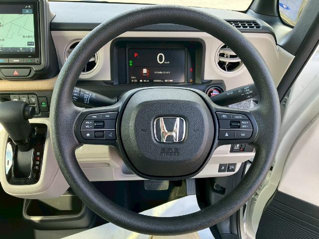 N-BOX 左側パワースライドドア ナビゲーション レーダーブレーキ アイドリングストップ キーフリー オートエアコン 電動格納ミラー ステアリングリモコン パワーステアリング パワーウインドウ(15枚目)