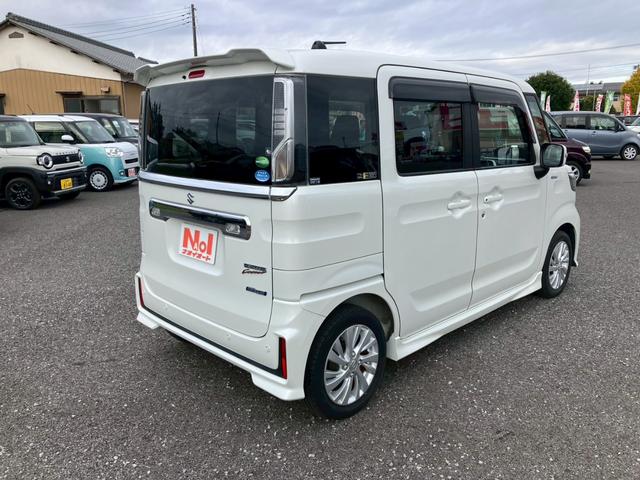 スペーシアカスタム ハイブリッドGS 左側パワースライドドア キーフリー エンジンプッシュスタート ナビゲーション レーダーブレーキ アイドリングストップストップ シートヒーター 純正アルミホイール フォグランプ(17枚目)