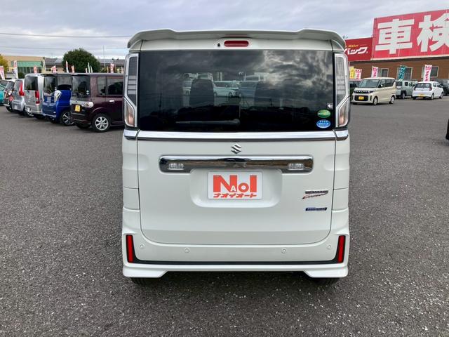 スペーシアカスタム ハイブリッドGS 左側パワースライドドア キーフリー エンジンプッシュスタート ナビゲーション レーダーブレーキ アイドリングストップストップ シートヒーター 純正アルミホイール フォグランプ(18枚目)