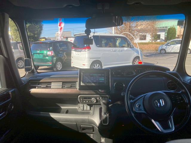 N-BOXカスタム G・Lターボホンダセンシング 両側自動スライドドア キーフリー エンジンプッシュスタート ナビゲーション バックカメラ レーダーブレーキ ETC車載器 ステアリングリモコン(29枚目)