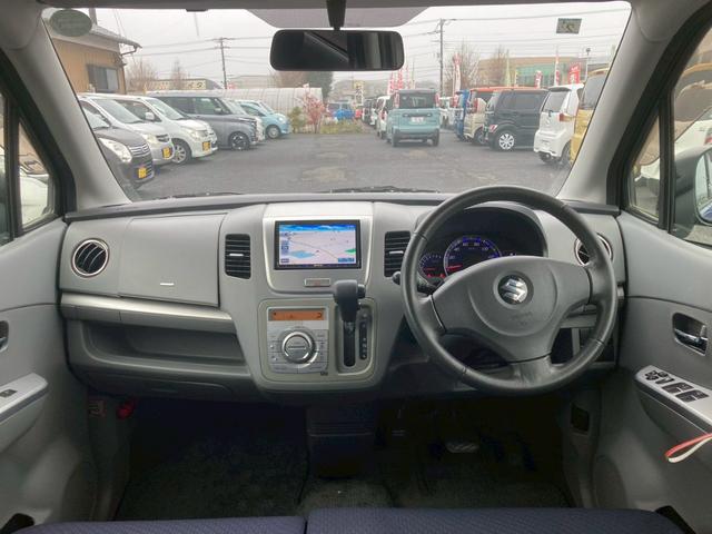 ワゴンＲ ＦＸリミテッド　ナビゲーション　キーフリー　エンジンプッシュスタート　オートエアコン　パワーステアリング　パワーウインドウ　プライバシーガラス　サイドバイザー　フロアマット（14枚目）