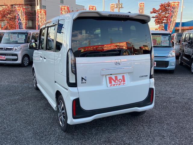 N-BOXカスタム ベースグレード ETC車載器1.0 電動格納ミラー シートヒーター 左側パワースライドドア バックカメラ Bluetooth 純正アルミ パワーウィンドウ パワーステアリング オートライト 純正アルミ ABS(6枚目)