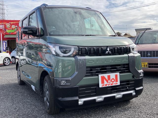 デリカミニ G 電動格納ミラー キーフリーシステム シートヒーター 左側パワースライドドア シートリフター チルトステアリング レーダークルーズ オートハイビーム アイドリングSTOP プライバシーガラス ABS(3枚目)