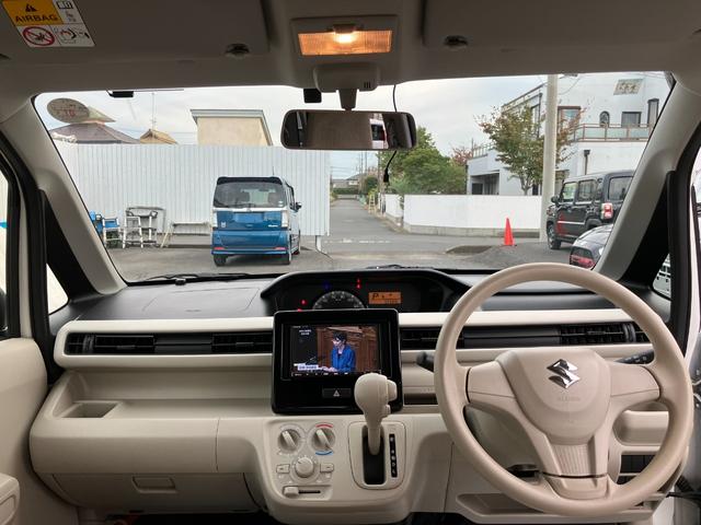 ワゴンＲ ＦＡ　Ｗエアバック　社外ナビ　ＡＢＳ　ワンセグＴＶ　エアコン　プライバシーガラス　社外アルミ　パワーウィンドウ　パワーステアリング　ＥＴＣ　電動格納ミラー　Ｂｌｕｅｔｏｏｔｈ　ＣＤ　キーフリーシステム（9枚目）