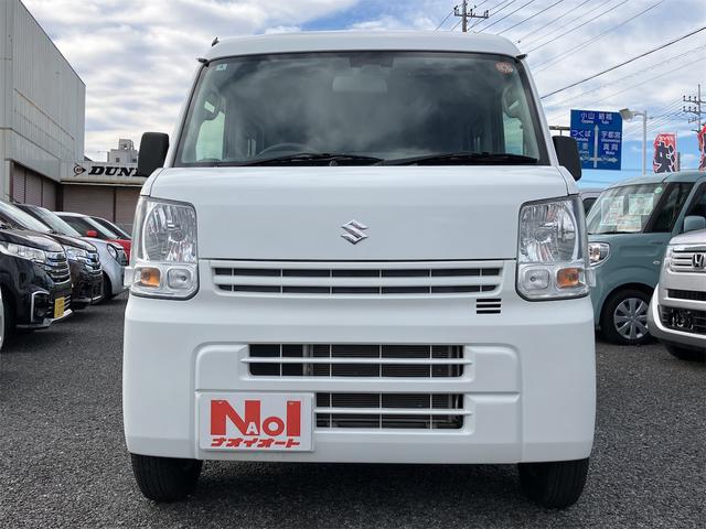 エブリイ ＰＣ　Ｗエアバック　ＡＢＳ　レーダーブレーキ　エアコン　パワーステアリング　パワーウィンドウ　キーレス　サイドバイザー　プライバシーガラス　純正フロアマット（2枚目）